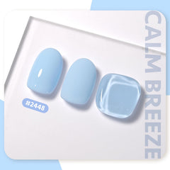 GAOY gel brush applying color for a smooth, even finish