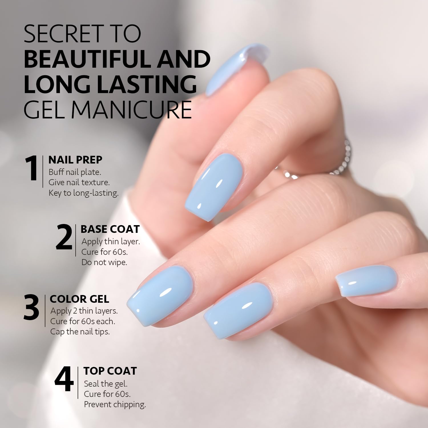 GAOY polish curing under UV lamp for quick 60 second dry
