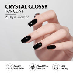 GAOY Long-lasting gel manicure up to four weeks with gloss