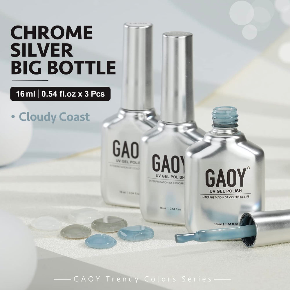 GAOY long-lasting shiny finish after color application.
