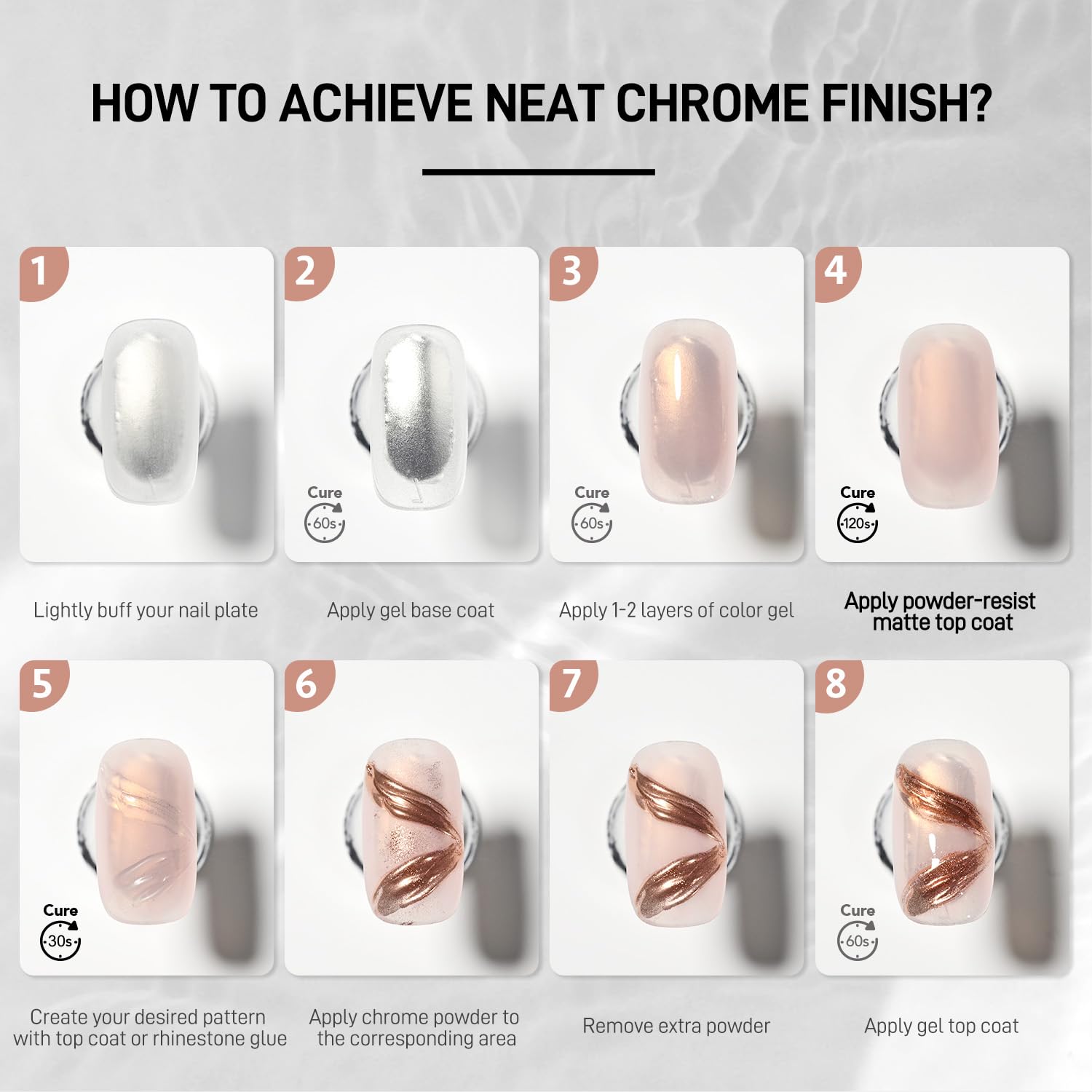 GAOY Matte Gel Top Coat velvet matte application delivers a soft satin feel