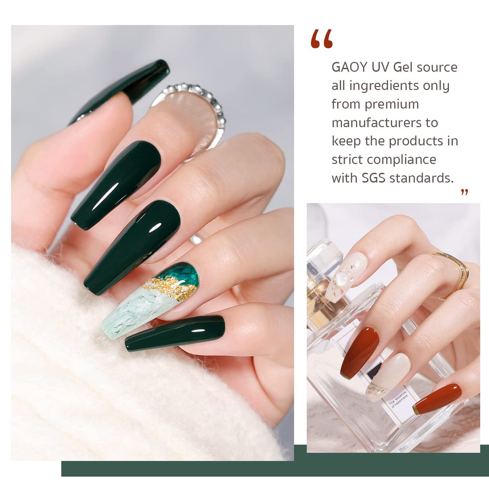 GAOY matte top coat delivering a velvety winter finish.