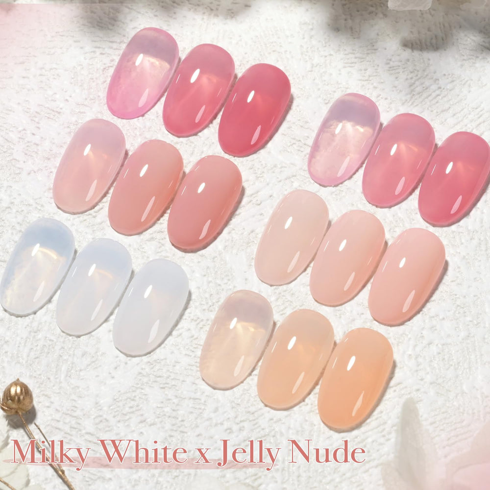 GAOY Milky White Jelly Nude ingredients reassure safe use.