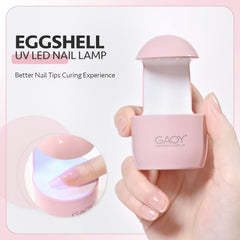 GAOY Mini UV Light compact size enables portable at-home gel sessions.