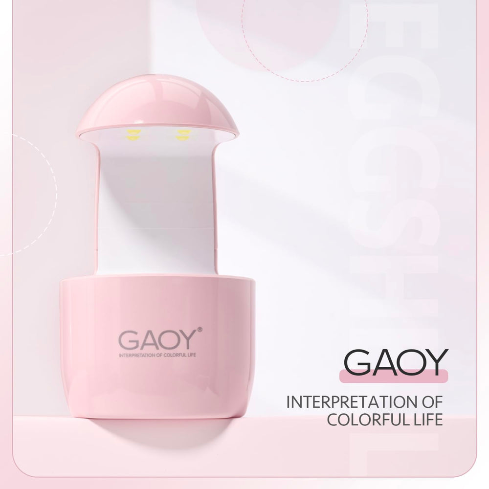 GAOY Mini UV Light USB-powered cable ensures easy setup.
