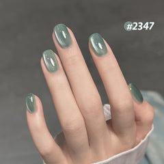 GAOY mint green gel colors six-pack for versatile at-home nail art