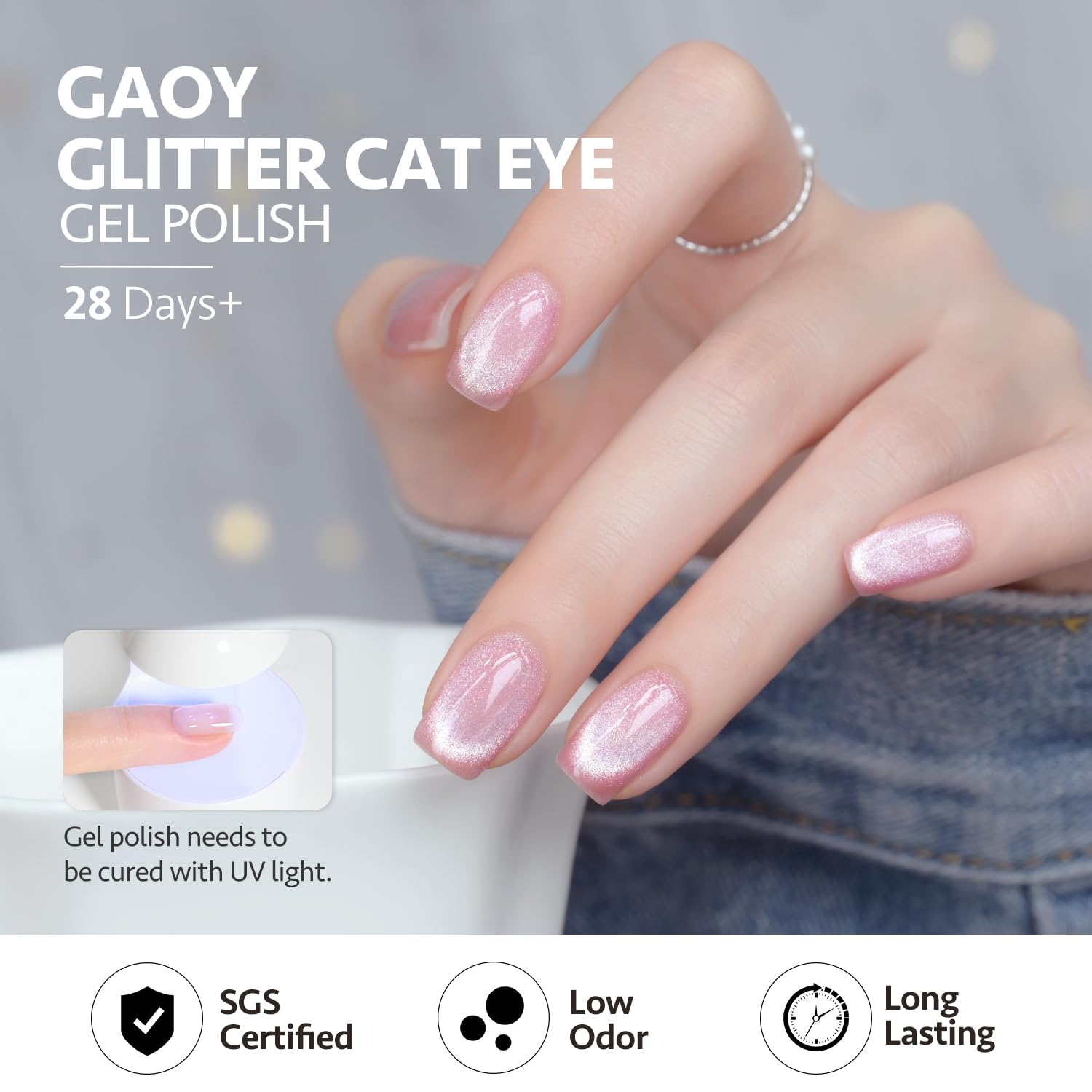 Compact GAOY kit packaging including magnet for at-home use