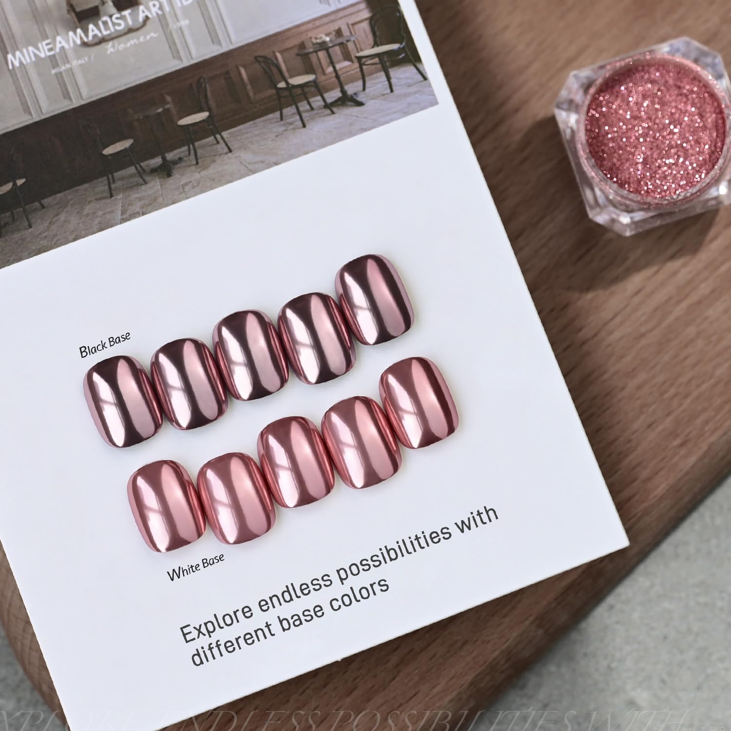 GAOY included nail art sponges and sticks for precise application