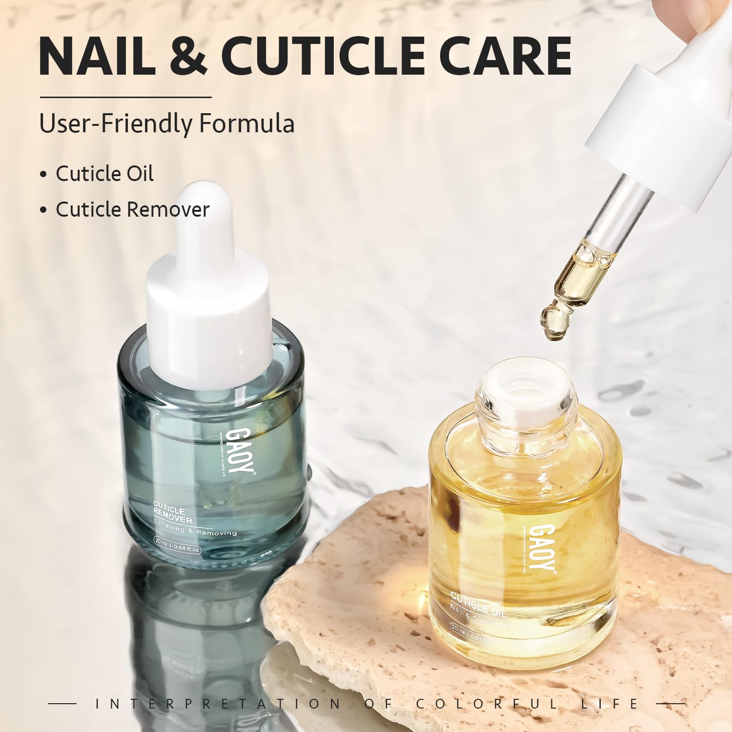 GAOY Nail care results image suggests smoother, healthier-looking nails.