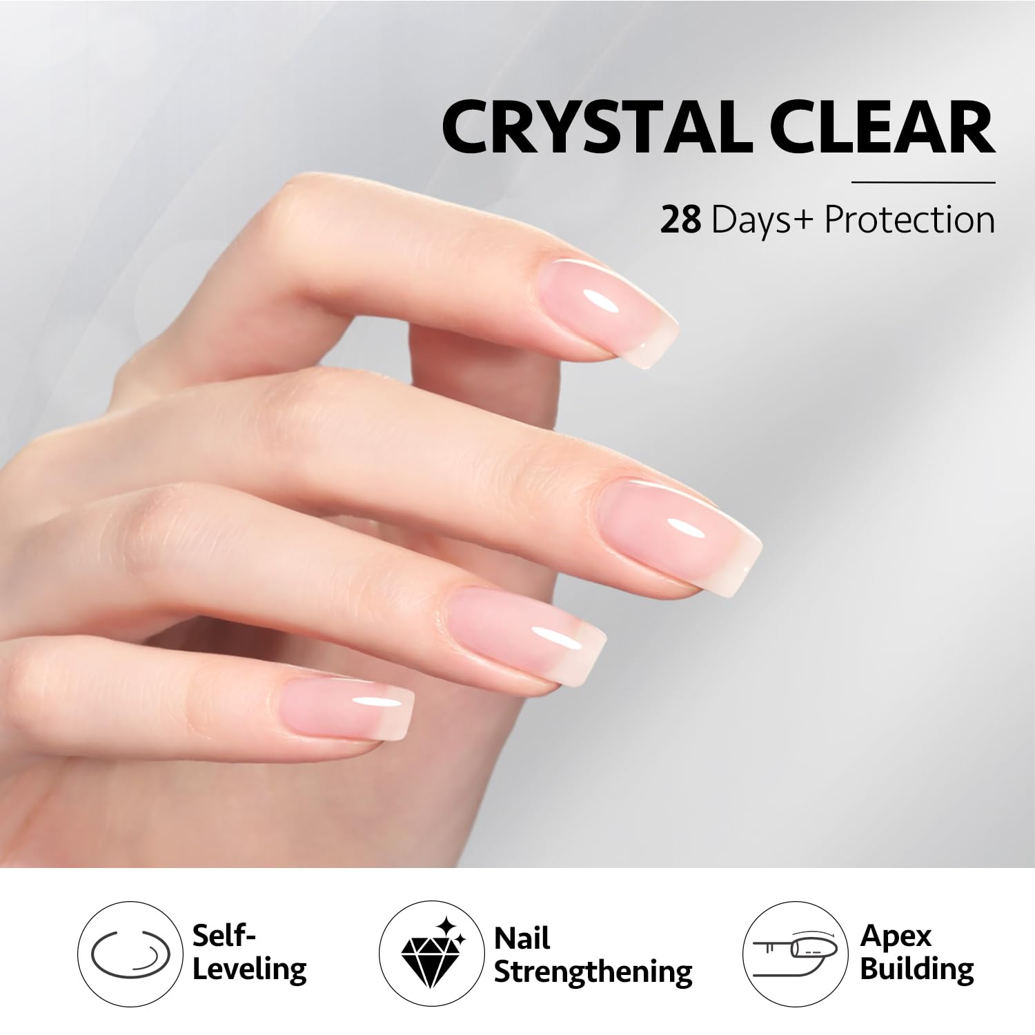 GAOY nail extension gel adds natural-looking length with strength