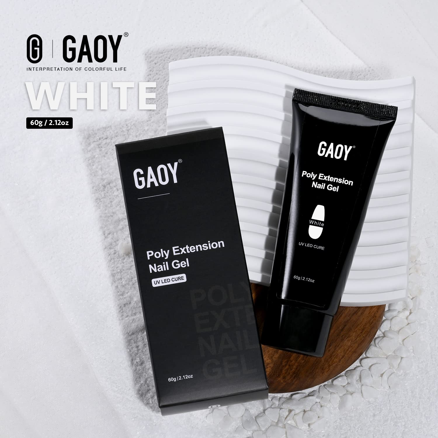 GAOY Nail extension set 60g for salon or home use.