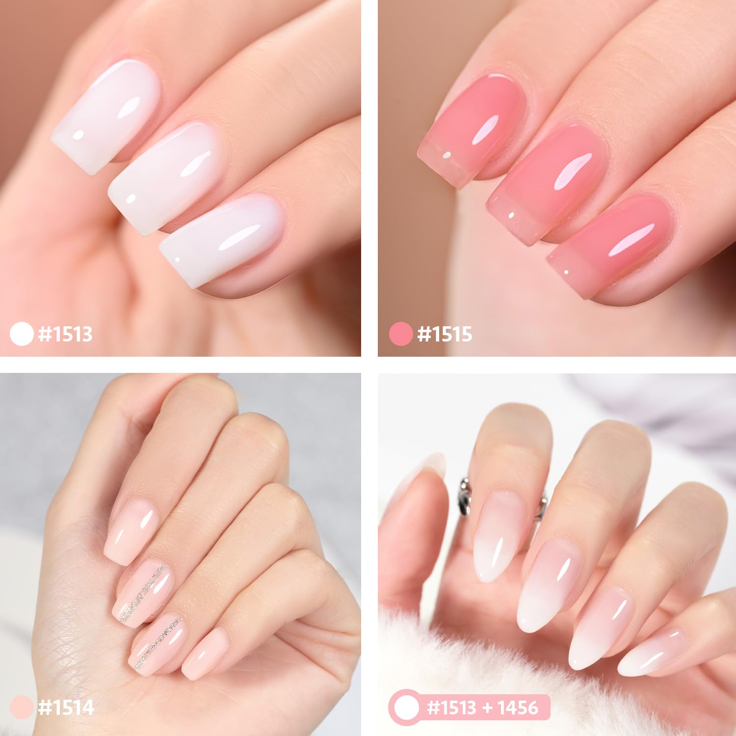 GAOY gel polish bottles collection with durable salon-quality colors