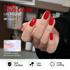GAOY prep base coat aids smooth, long-lasting color application.