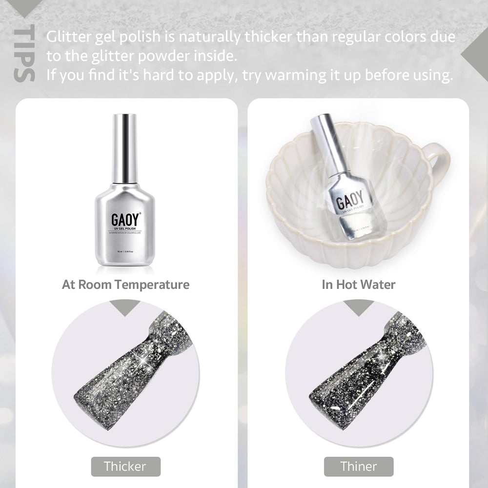 GAOY Nail Prep Buff Base Coat for better adhesion