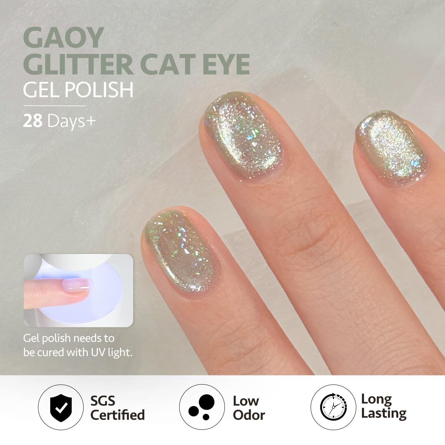 GAOY nail prep buff to smooth nail bed before application