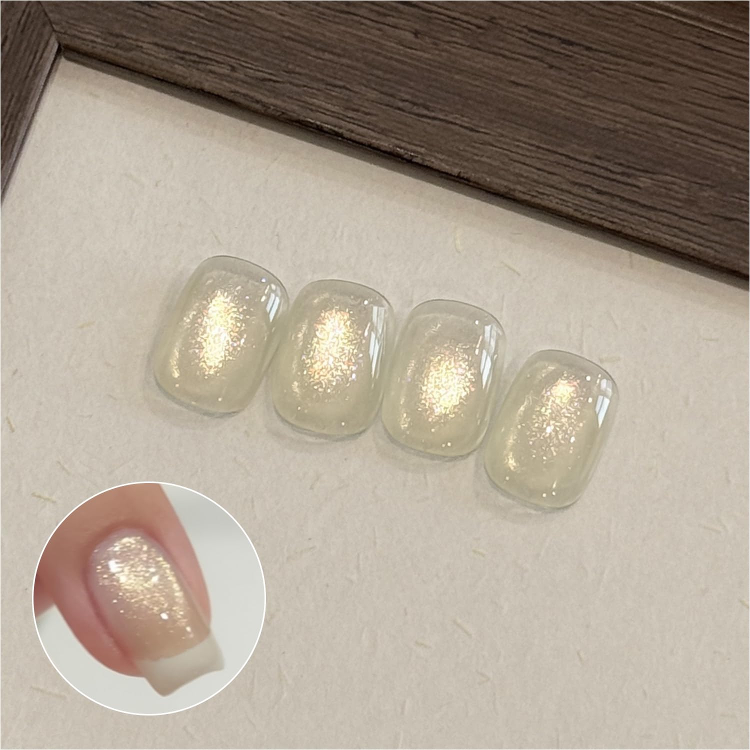 GAOY nails prepped with buffing for a smooth base