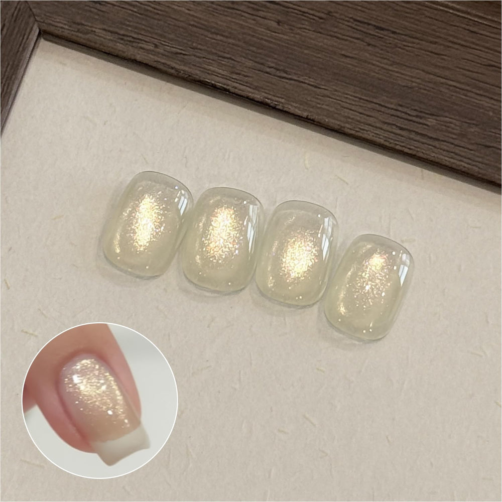 GAOY nails prepped with buffing for a smooth base