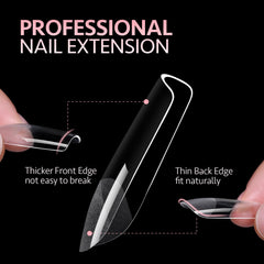 GAOY nail tips 12 sizes size guide—easy fit for every finger.