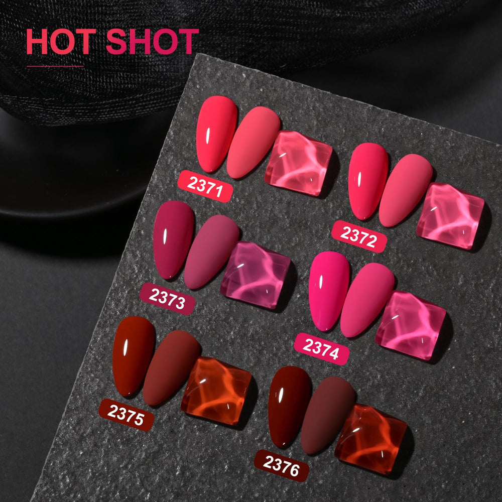GAOY neon color swatches show vibrant hues for creative at-home nail designs.