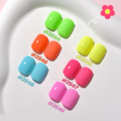 GAOY Neon Gel Nail Polish hot pink—vibrant color with durable finish