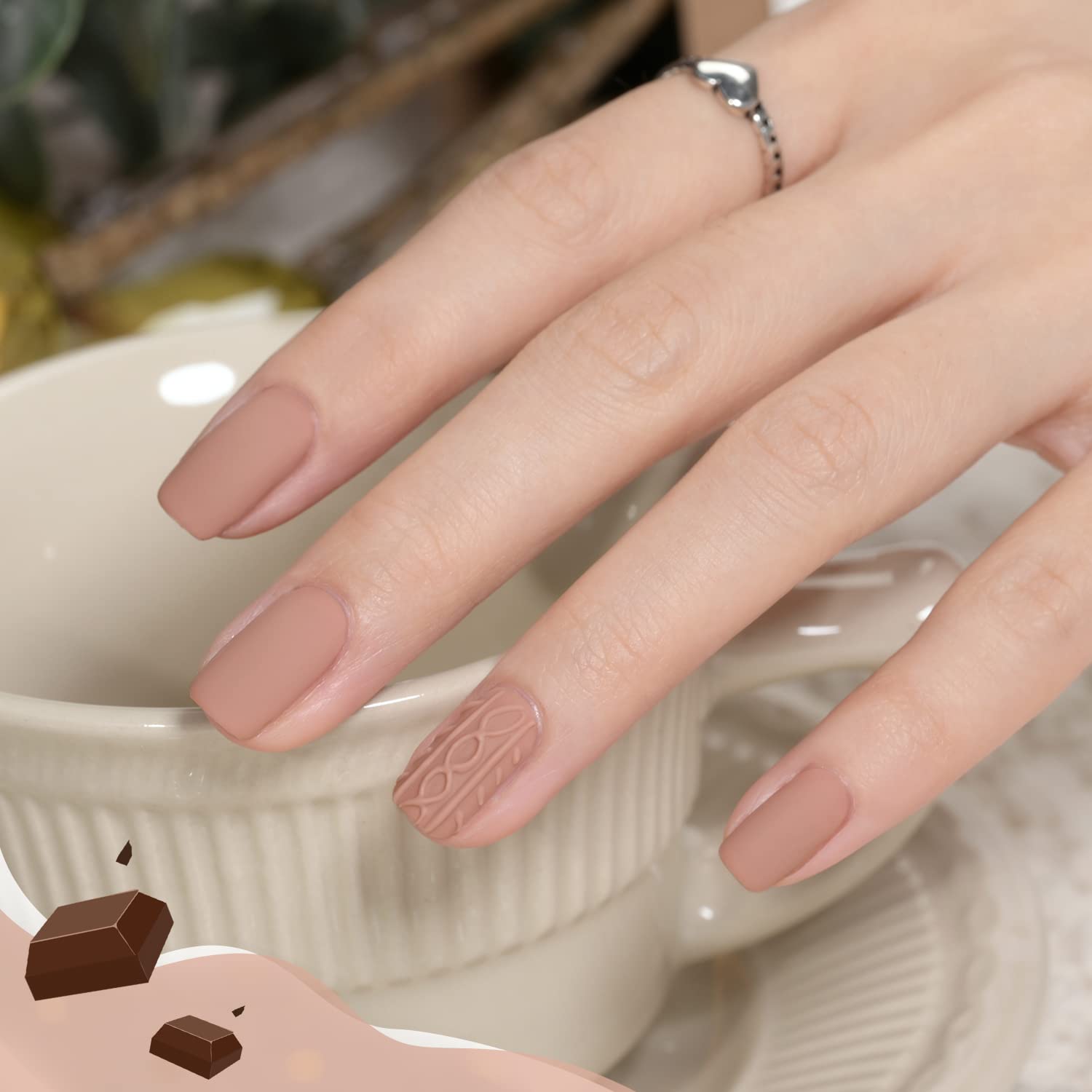 GAOY Nude Brown gel polish packaging showing 16ml bottle