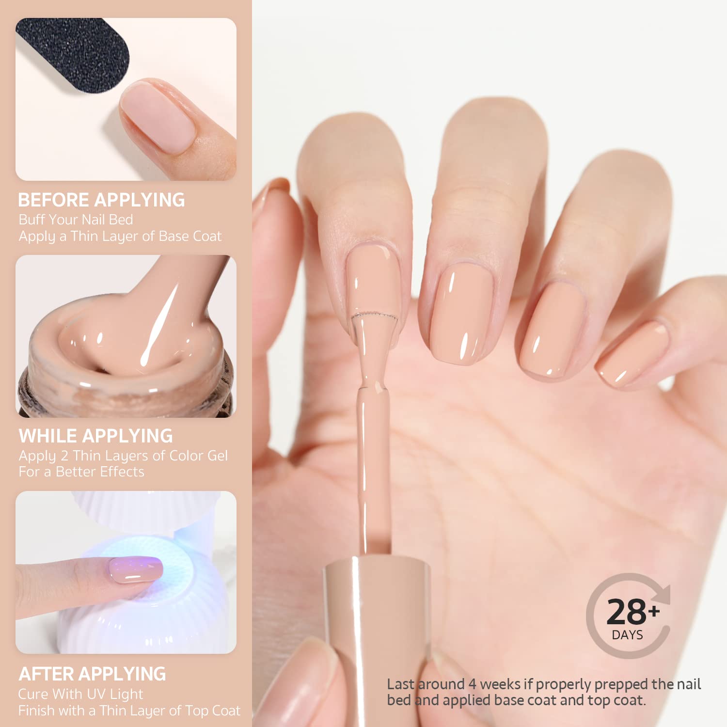 GAOY brush-stroke texture demonstrates smooth, streak-free color application.