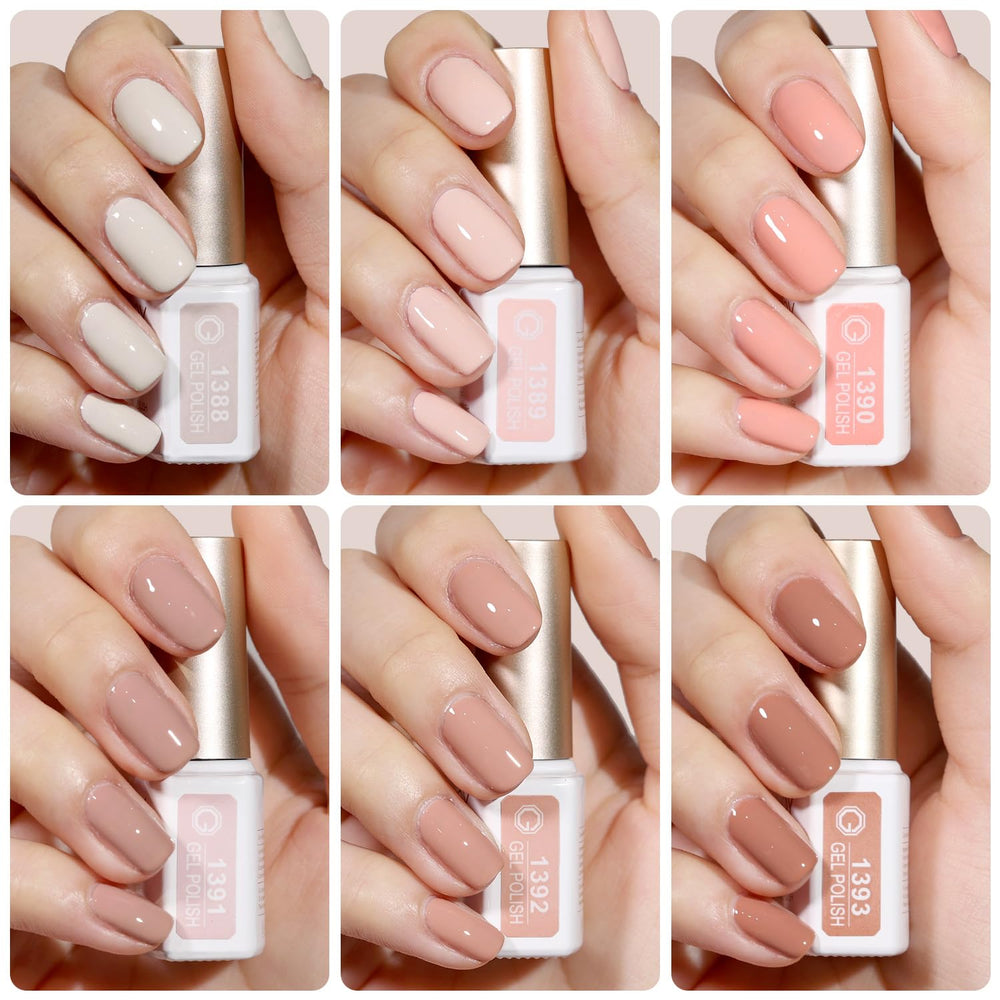 GAOY gel polish bottle close-up highlighting glossy finish and smooth application
