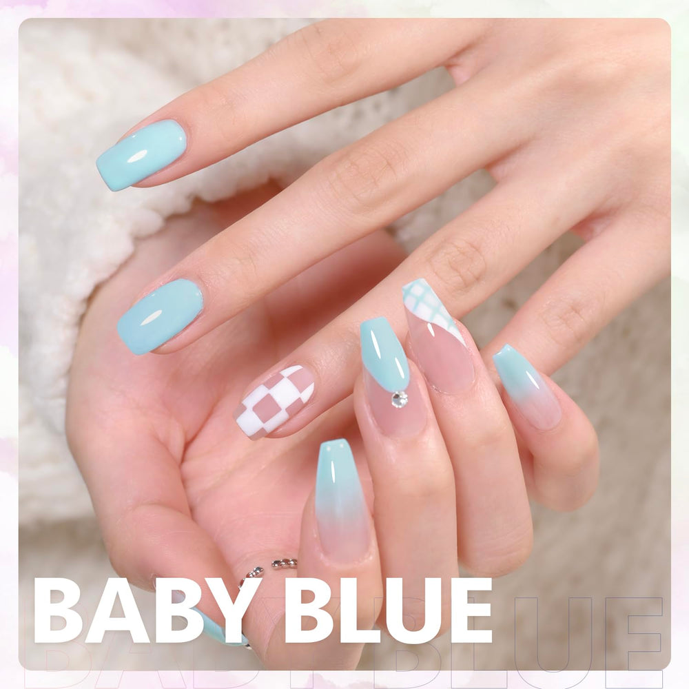 GAOY gel nail polish application brush view demonstrates smooth at home use.