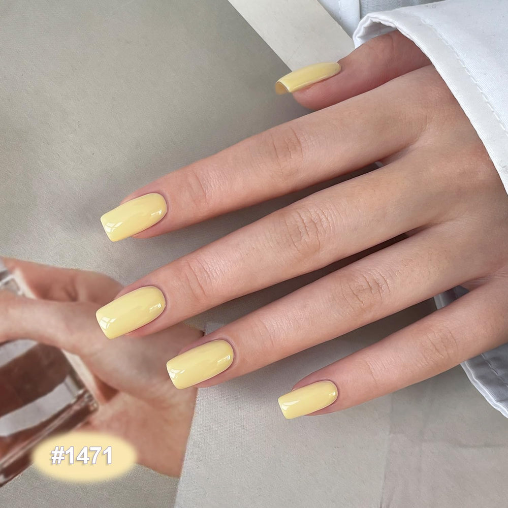 GAOY pastel gel nail polish blue bottle for chic color