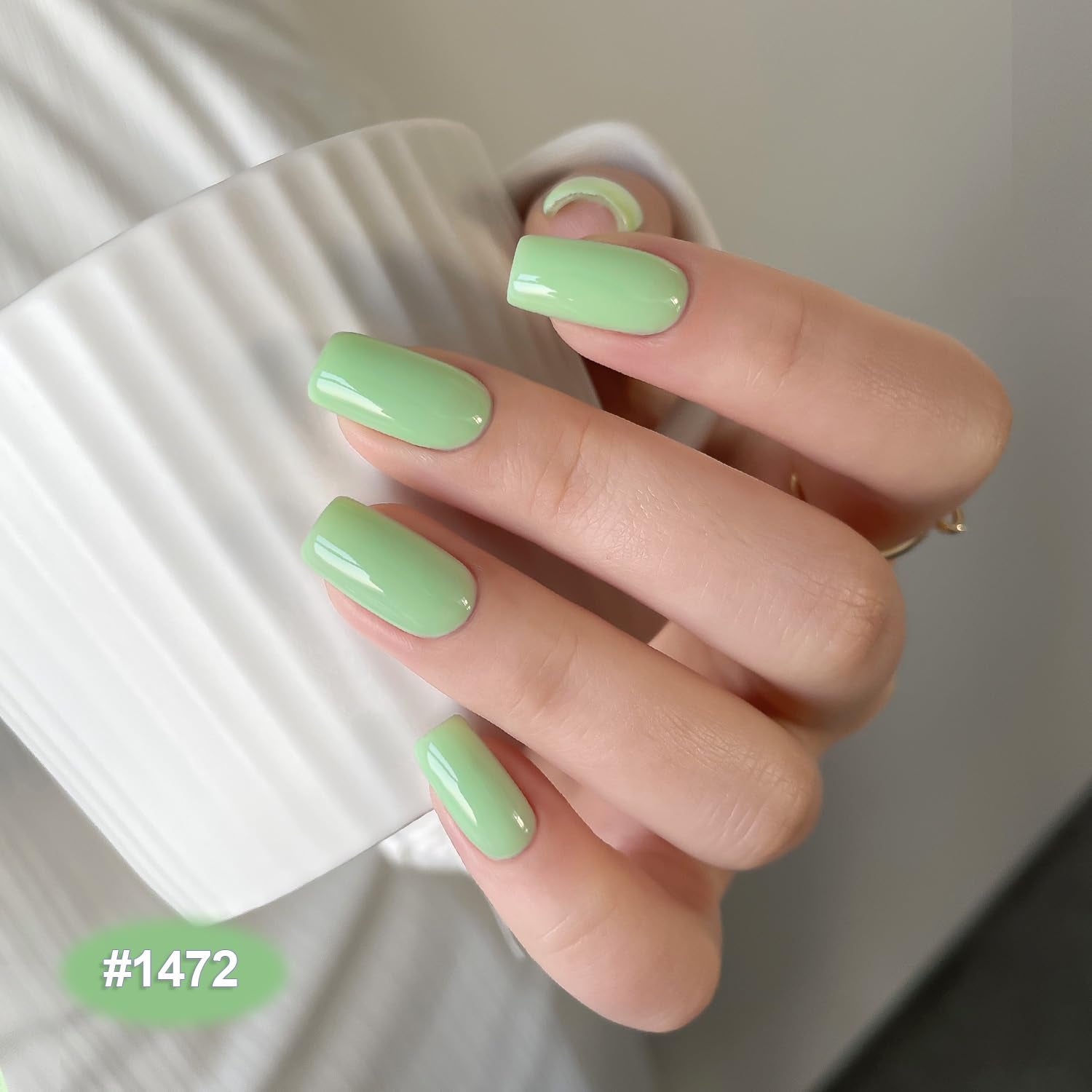 GAOY pastel gel color swatches show the six pastel hues