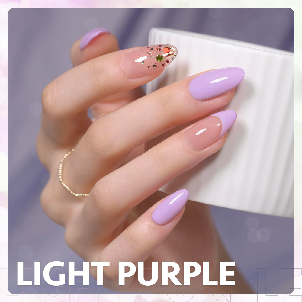 GAOY Pastel Gel Nail Polish soft candy color on a nail palette
