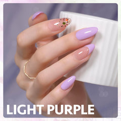 GAOY Pastel Gel Nail Polish soft candy color on a nail palette