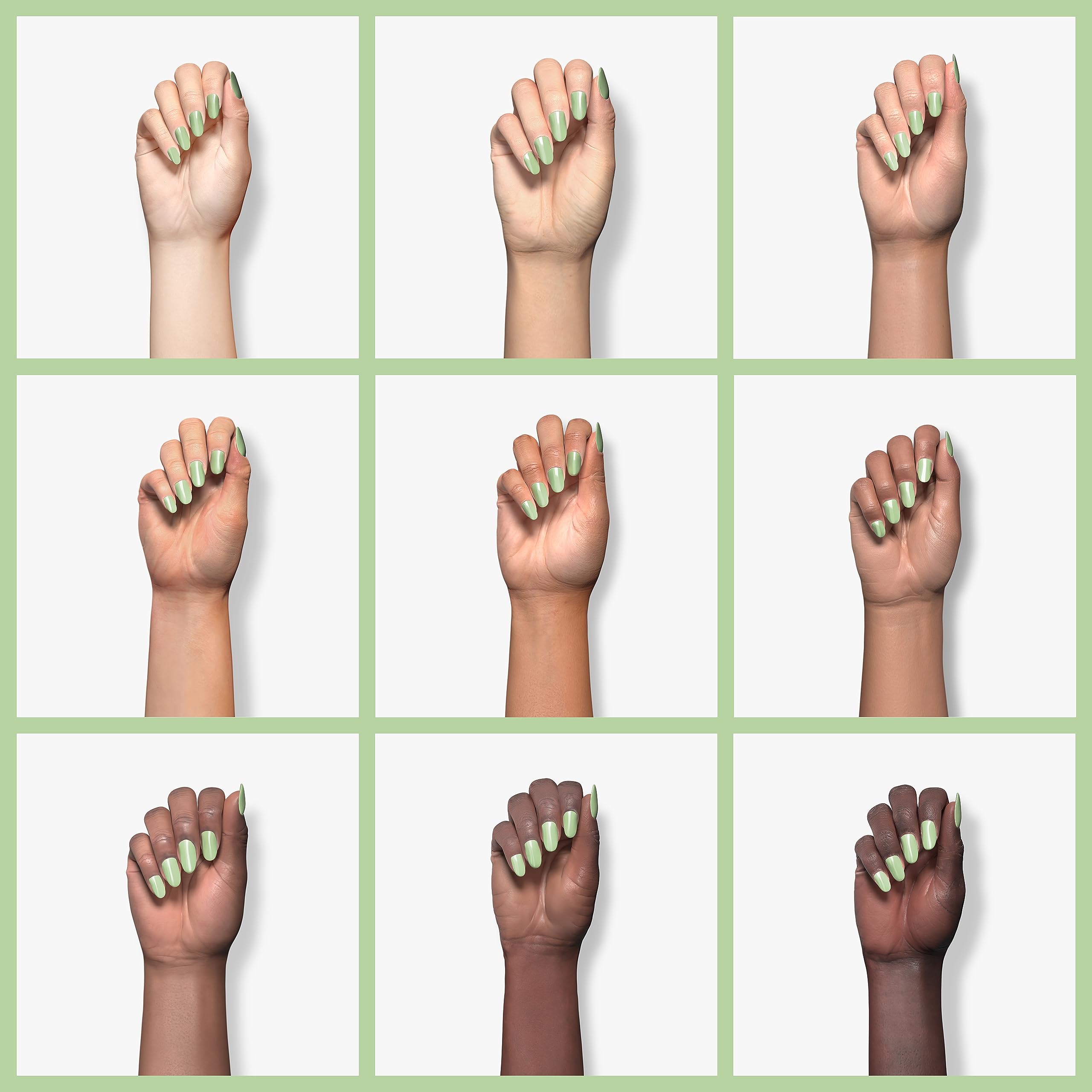GAOY long-wear gel polish with a glossy top coat finish.