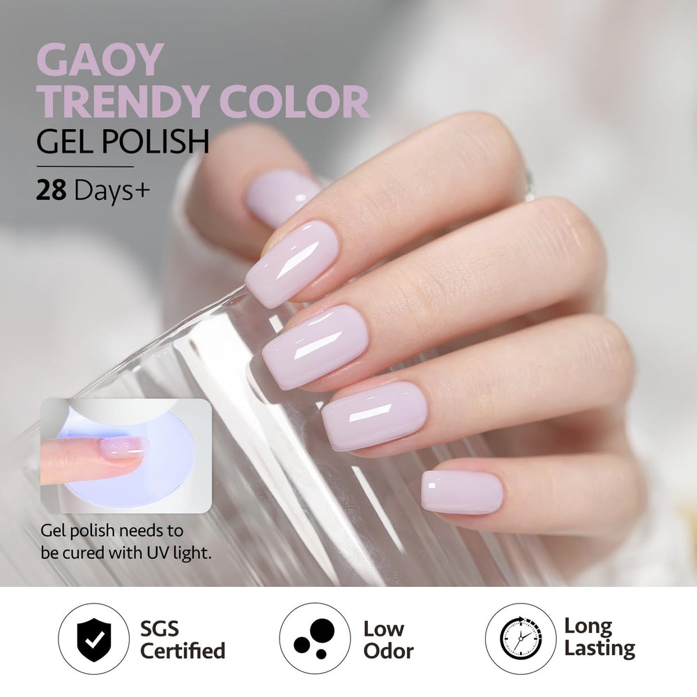 GAOY pastel jelly color palette for all-season styling