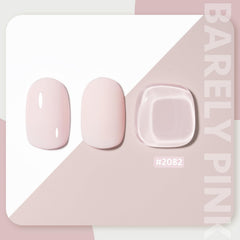 GAOY Pink Gel Nail Polish brush applies smooth color for precise DIY results