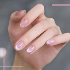 GAOY pink holographic finish catching light from multiple angles