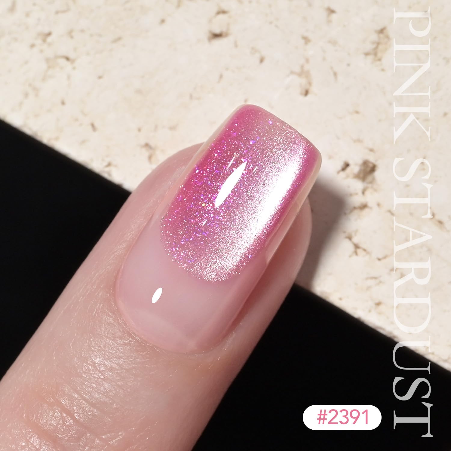 GAOY Pink Stardust adds lasting color with a subtle sparkle