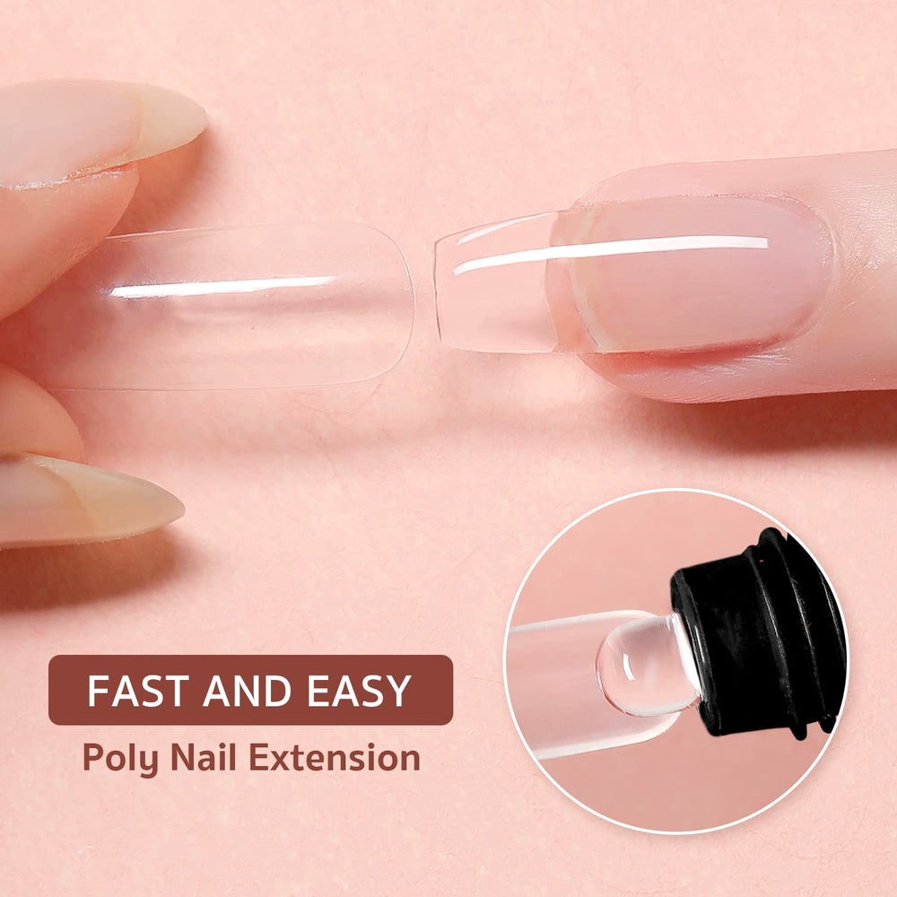 GAOY Poly Gel 60g demonstration of spreadable texture for smooth control.