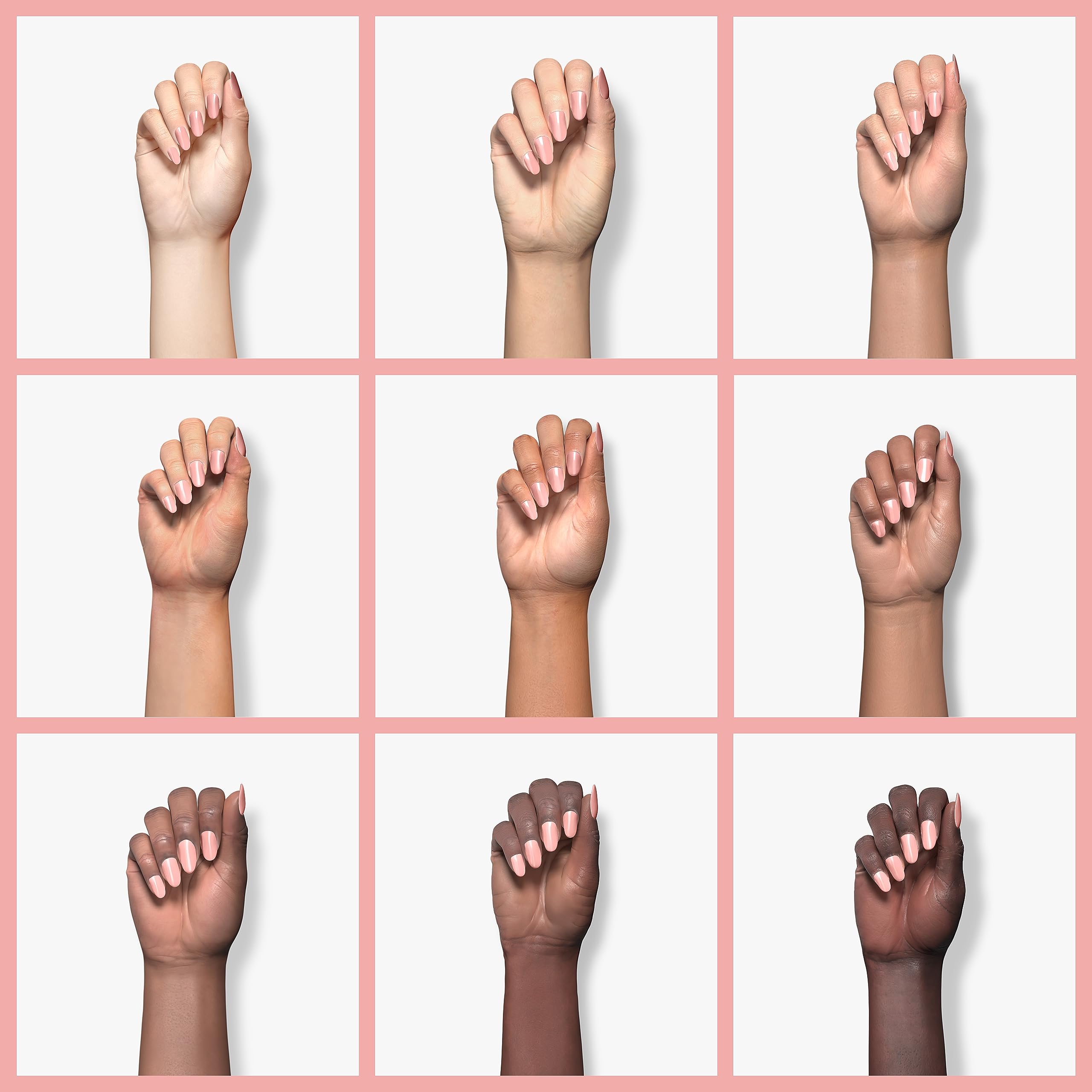 GAOY Poly Gel 60g natural nude light pink shade for versatile looks.