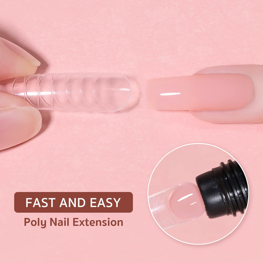GAOY Poly Gel 60g quick 60s cure for fast, durable nail enhancements.