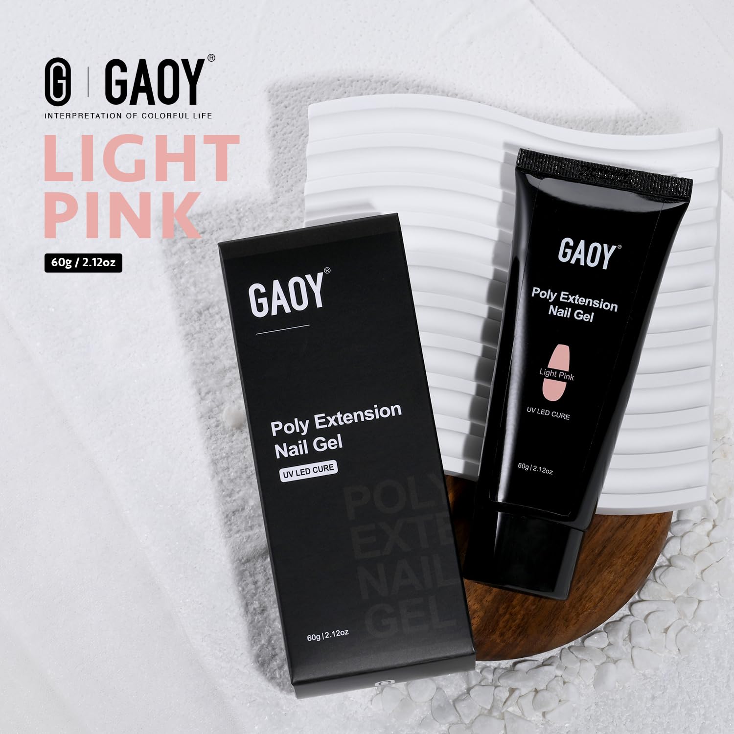 GAOY Poly Gel 60g salon-grade quality for professionals and enthusiasts.