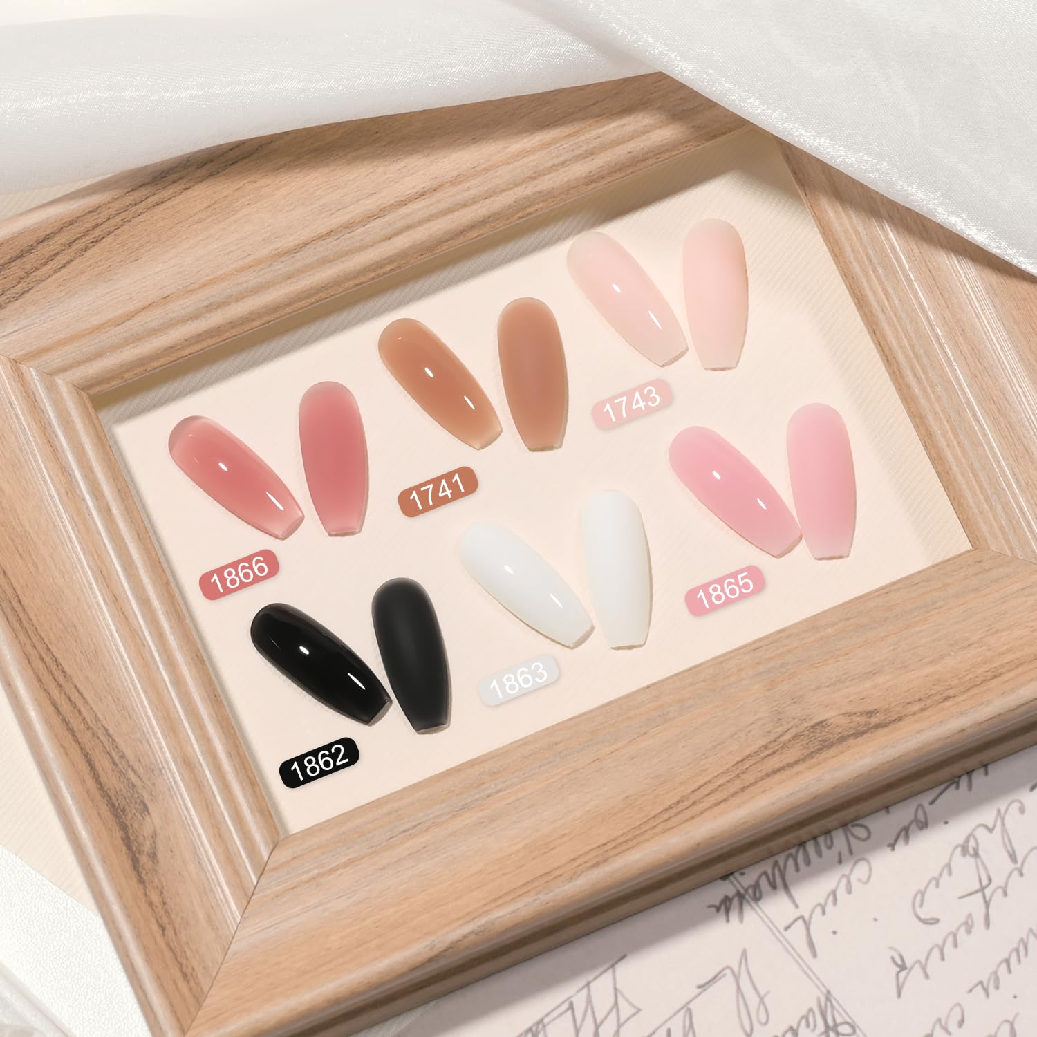 GAOY Poly Gel Set unboxing showing six-color kit.