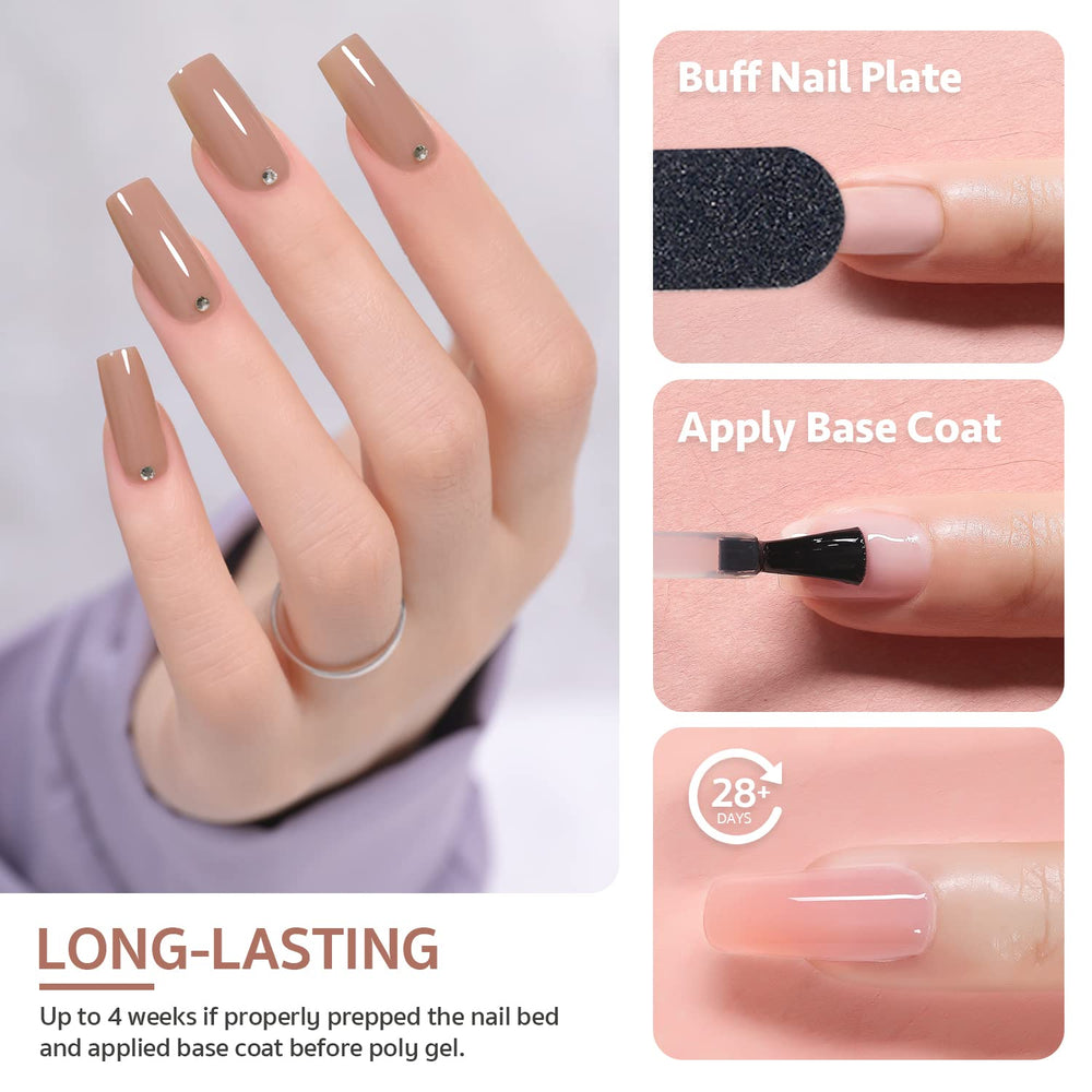 GAOY gel color tubes in nude, pink, black