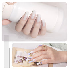 GAOY Poly Gel cures in 60 seconds with UV light.