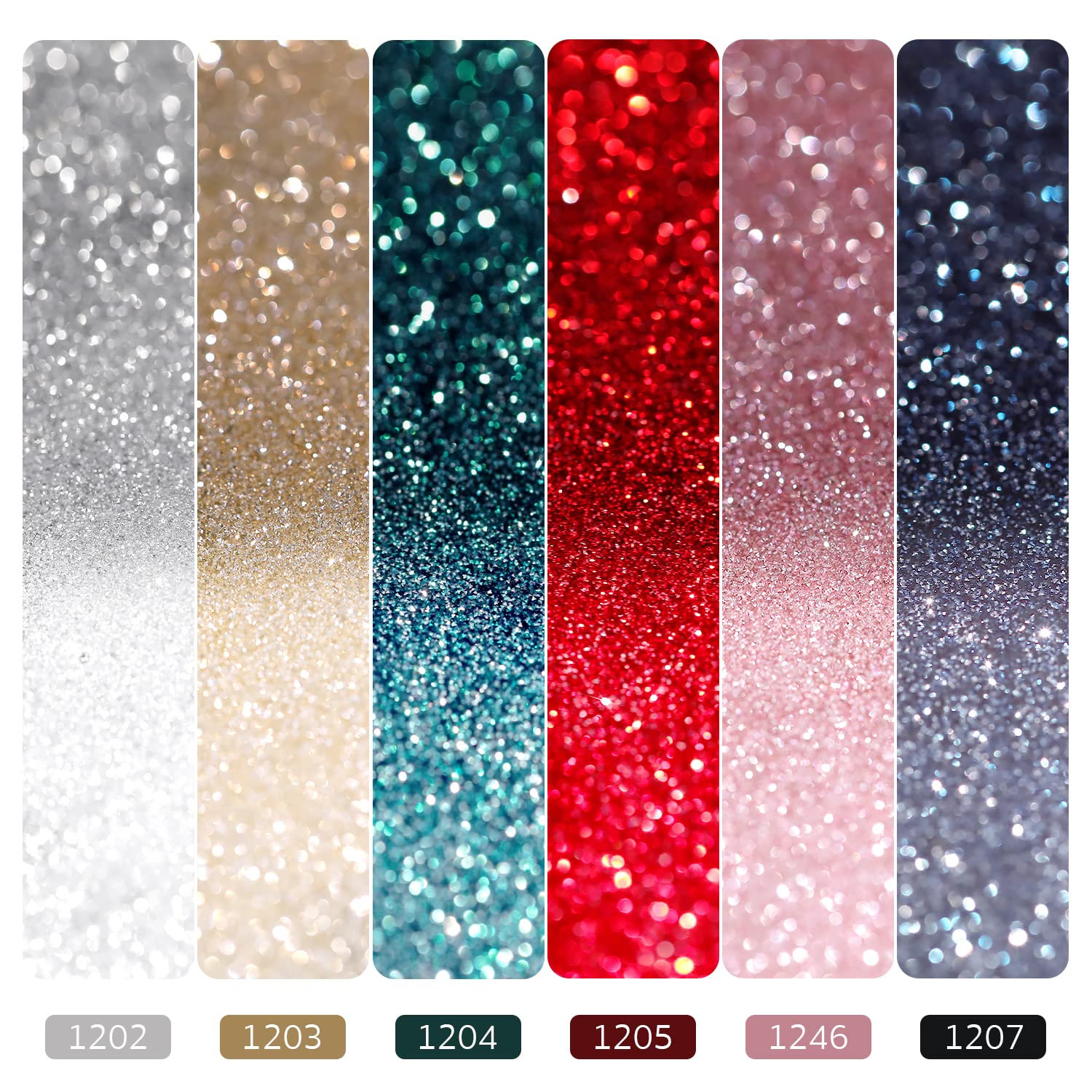 GAOY Reflective Glitter gold nail polish for luxe evening looks.