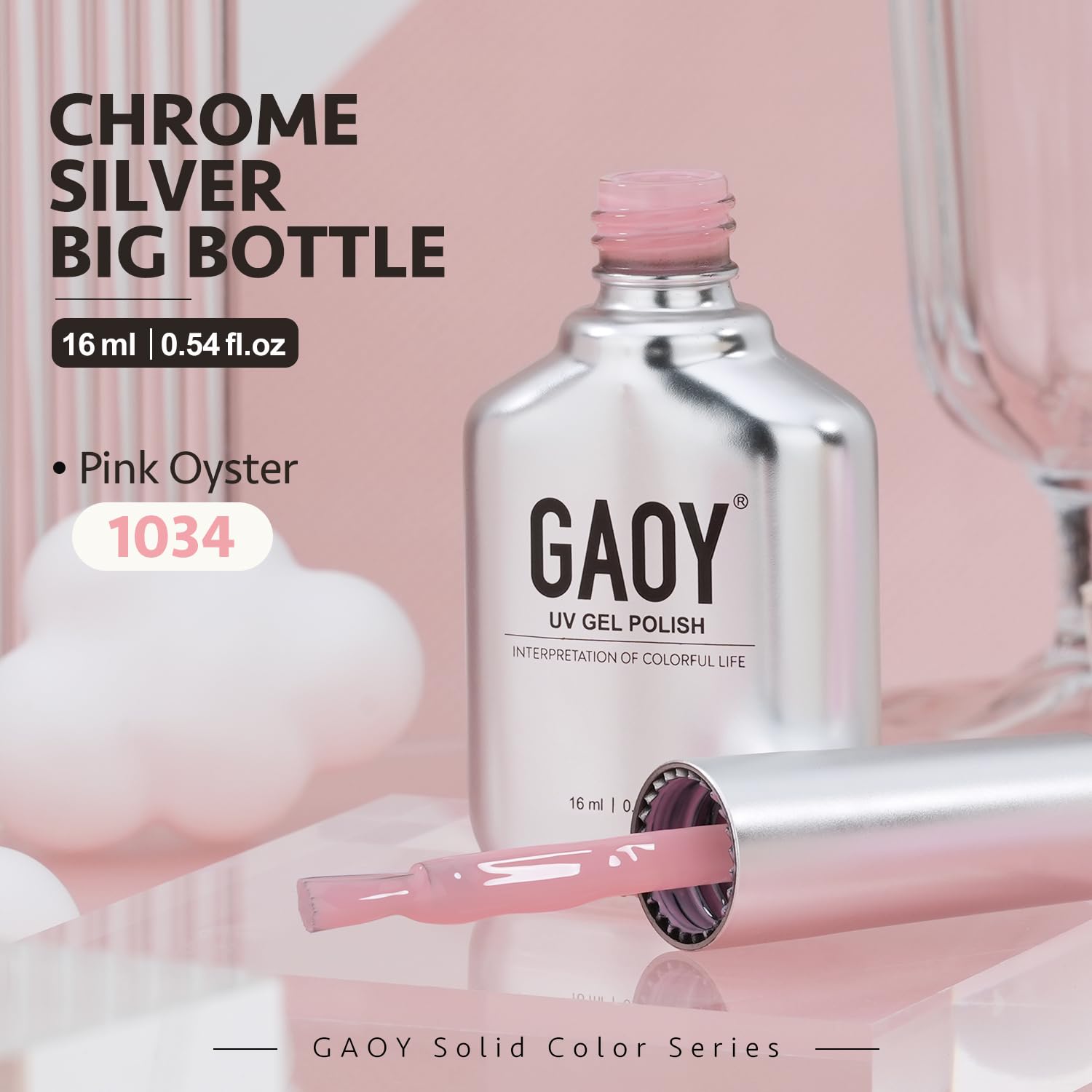 GAOY rose pink formula with lower odor for comfortable at-home application.