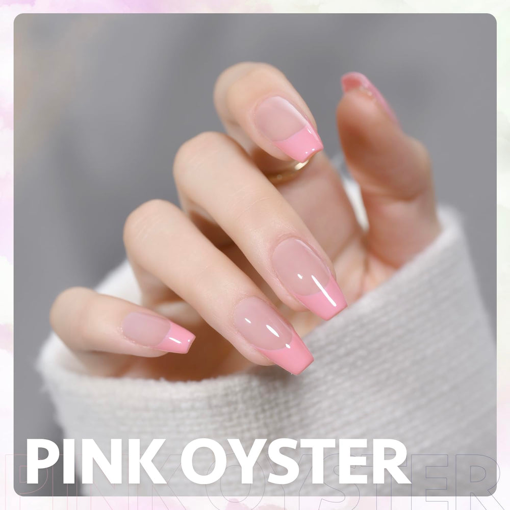 GAOY Rose Pink bottle with 16ml capacity highlighting easy DIY gel nails.