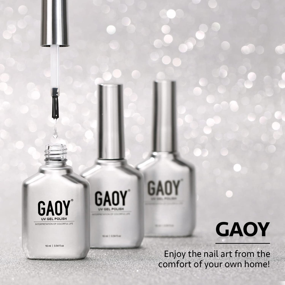 GAOY base coat label showing SGS certification and safety claim