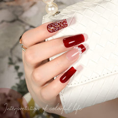 GAOY gel polish brush applying a smooth layer for even coverage.