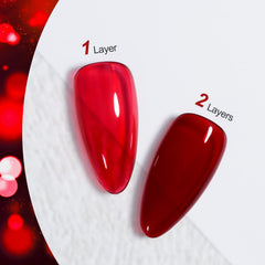 GAOY color swatch displays buildable shade from translucent to opaque.
